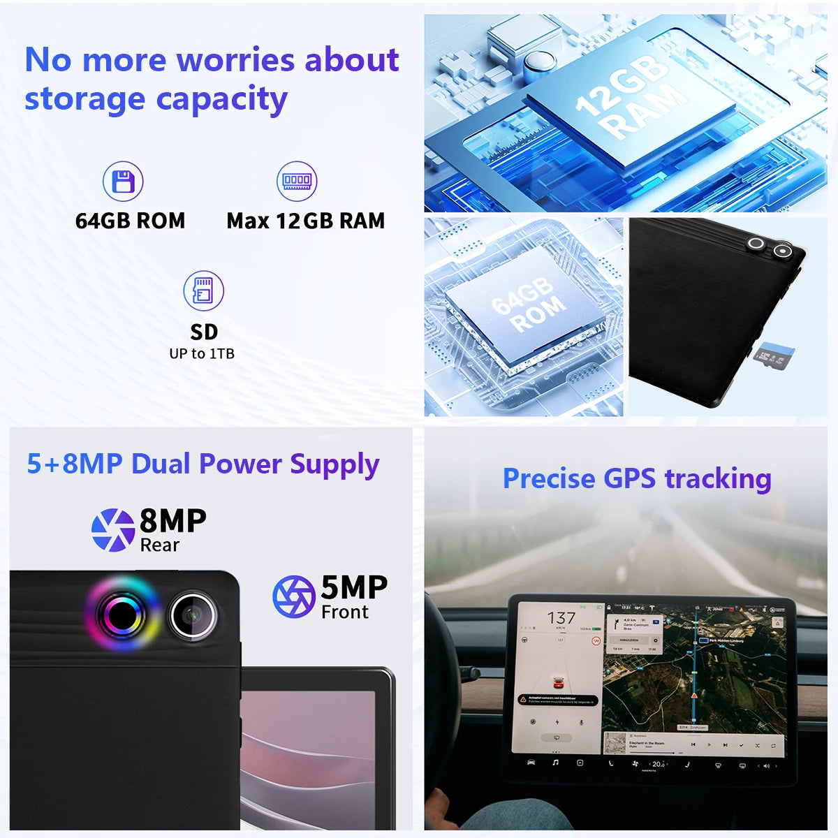A10L Android Tablet with Keyboard Mouse and Stylus Accessories