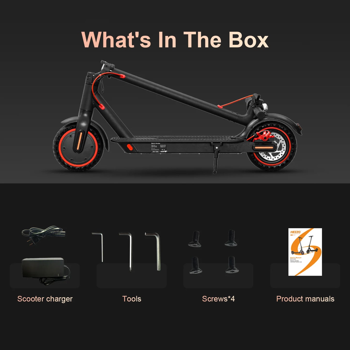 Hezzo Electric Scooter HS-04Pro with Smart App and Folding Design