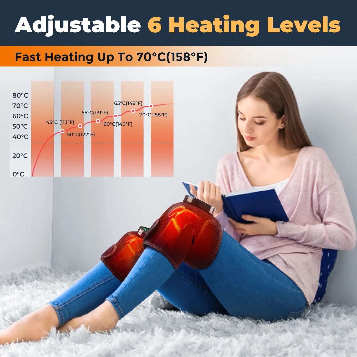 Wireless Electric Heating Shoulder Protection Knee Pad Brace