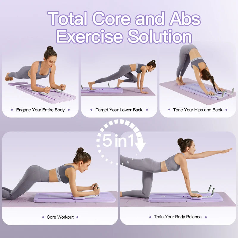 Umay Multifunctional Ab Exercise Board Home Pilates Reformer for Abdominal and Core Strength Training
