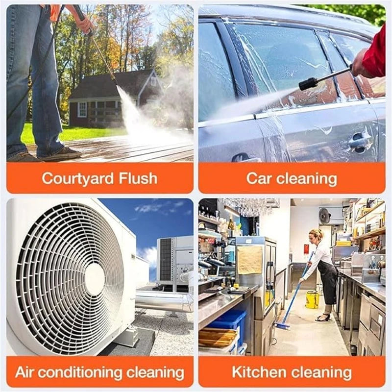 Portable Rechargeable Battery Pressure Washer for Easy Surface Cleaning