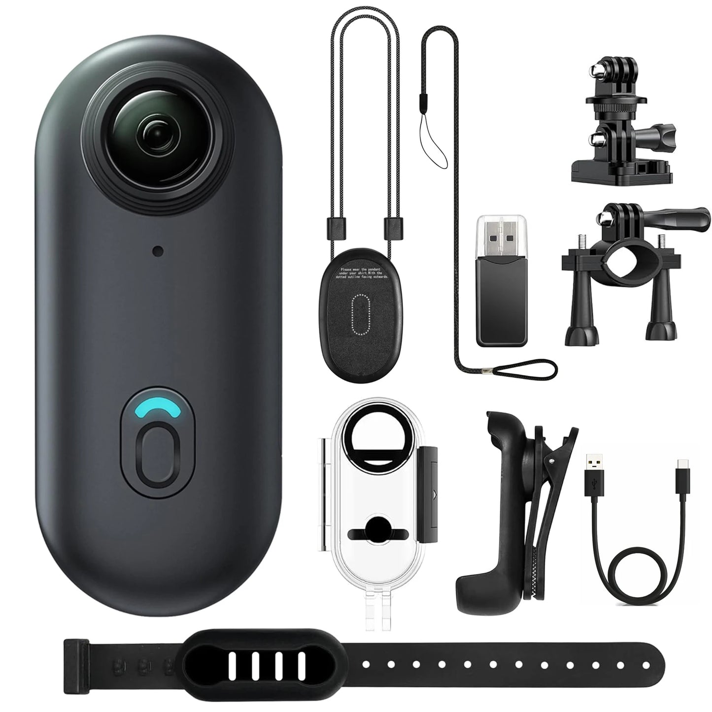 4K Mini WIFI Action Camera with Waterproof Helmet Mount Vlogging