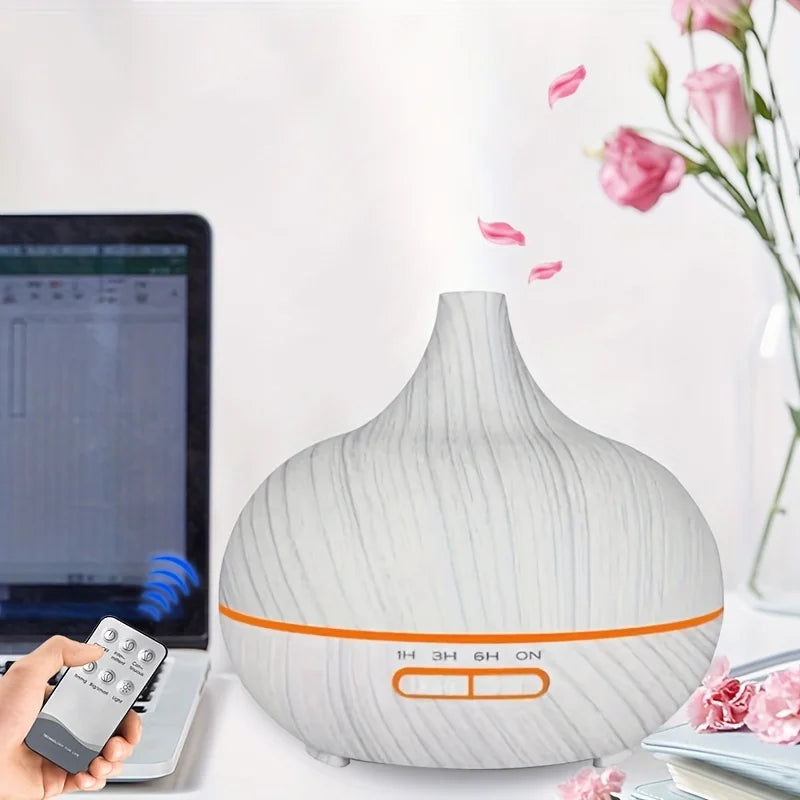 Ultrasonic Humidifier Aromatherapy Diffuser with LED Lights