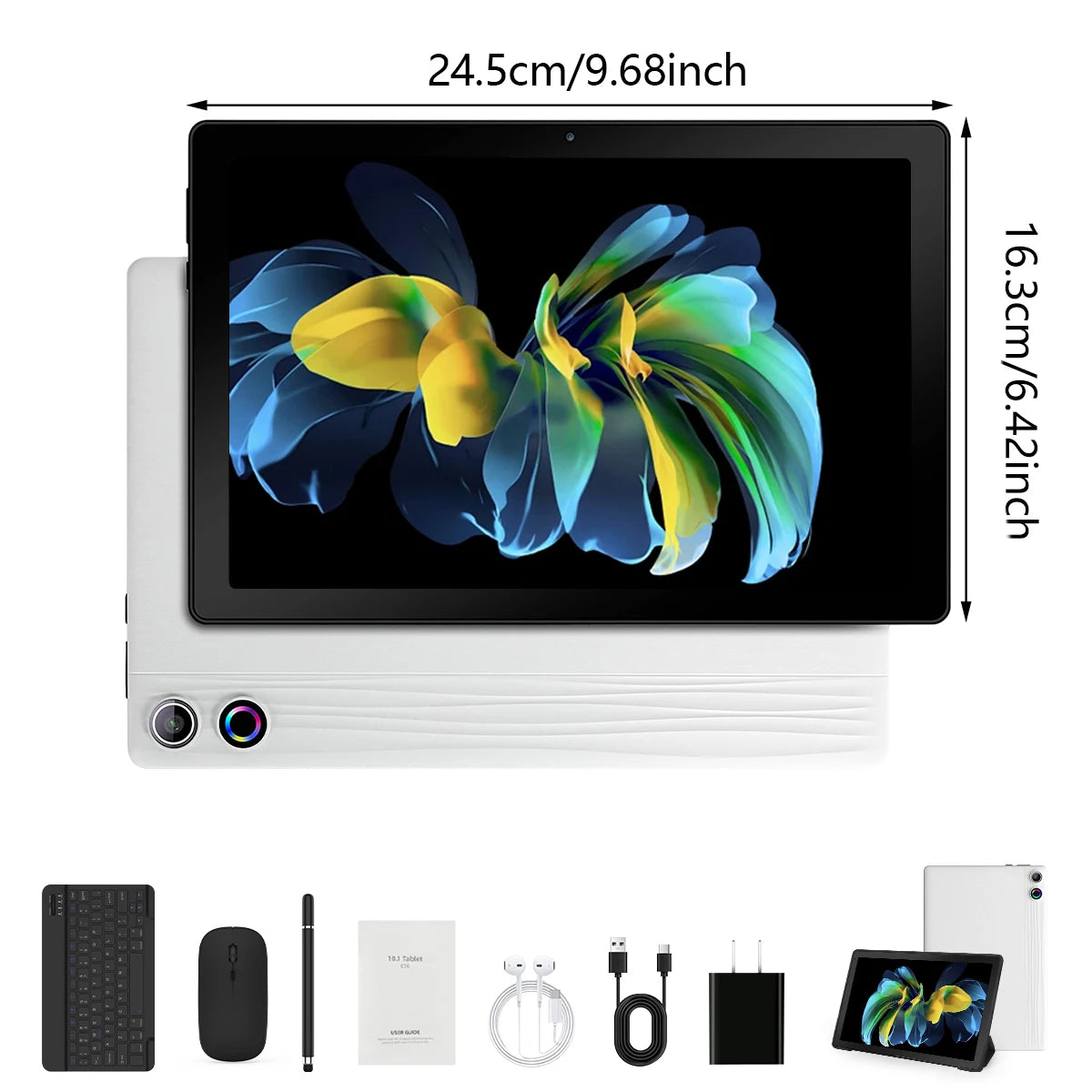 A10L Android Tablet with Keyboard Mouse and Stylus Accessories