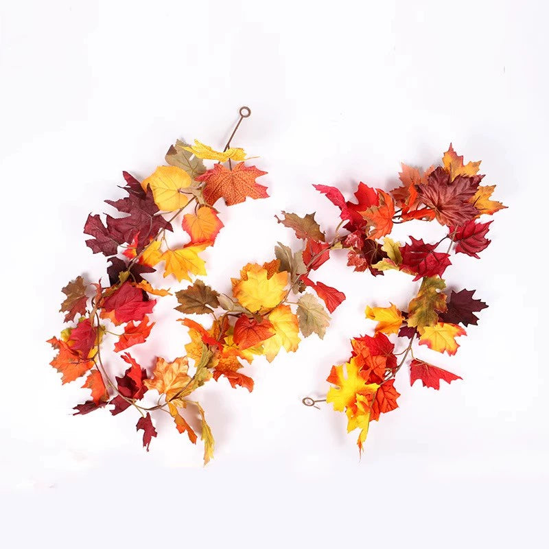 Autumn Maple Leaf And Pine Cone Ornaments For Thanksgiving