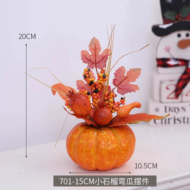Autumn Maple Leaf And Pine Cone Ornaments For Thanksgiving