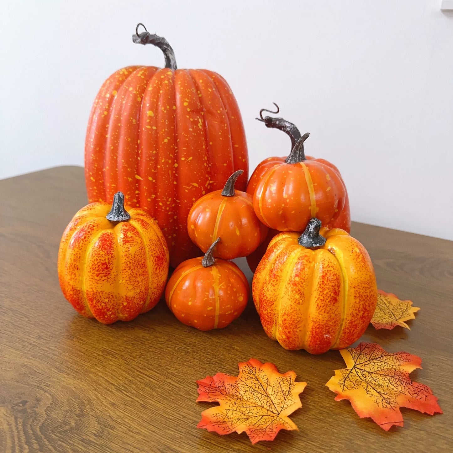Autumn Maple Leaf And Pine Cone Ornaments For Thanksgiving