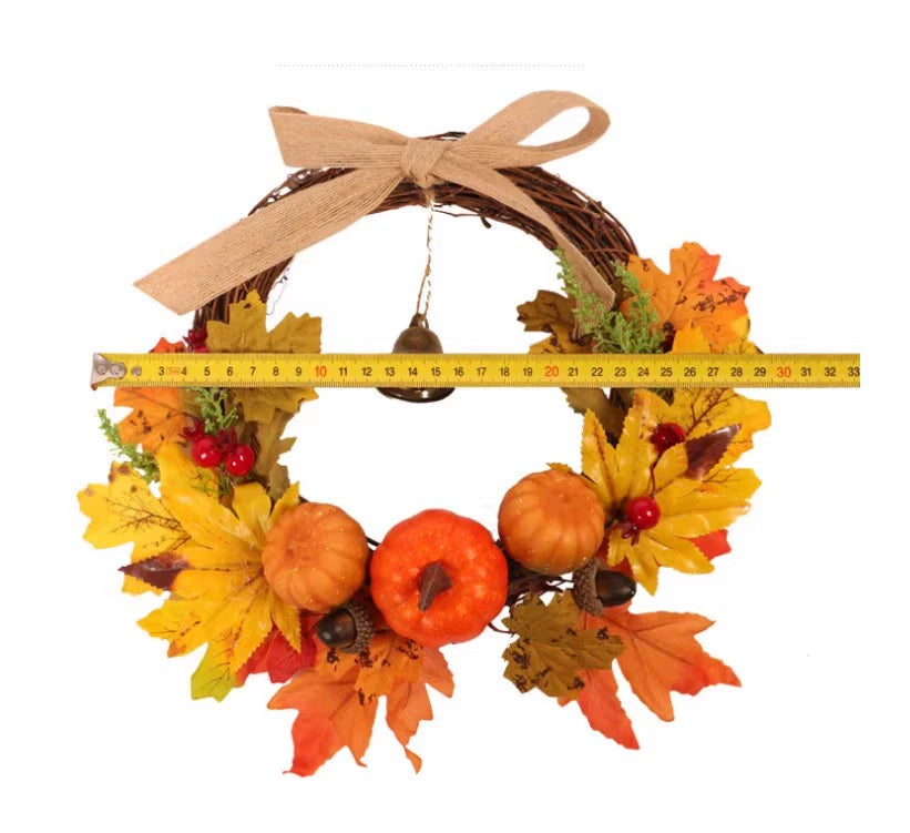 Autumn Maple Leaf And Pine Cone Ornaments For Thanksgiving