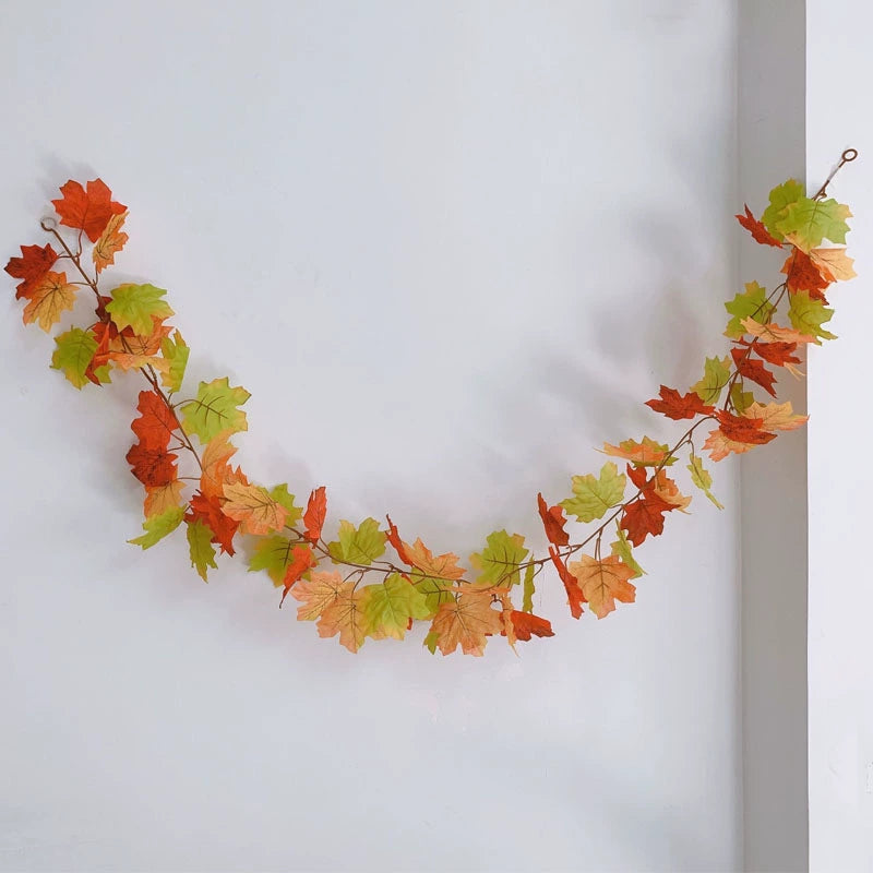 Autumn Maple Leaf And Pine Cone Ornaments For Thanksgiving