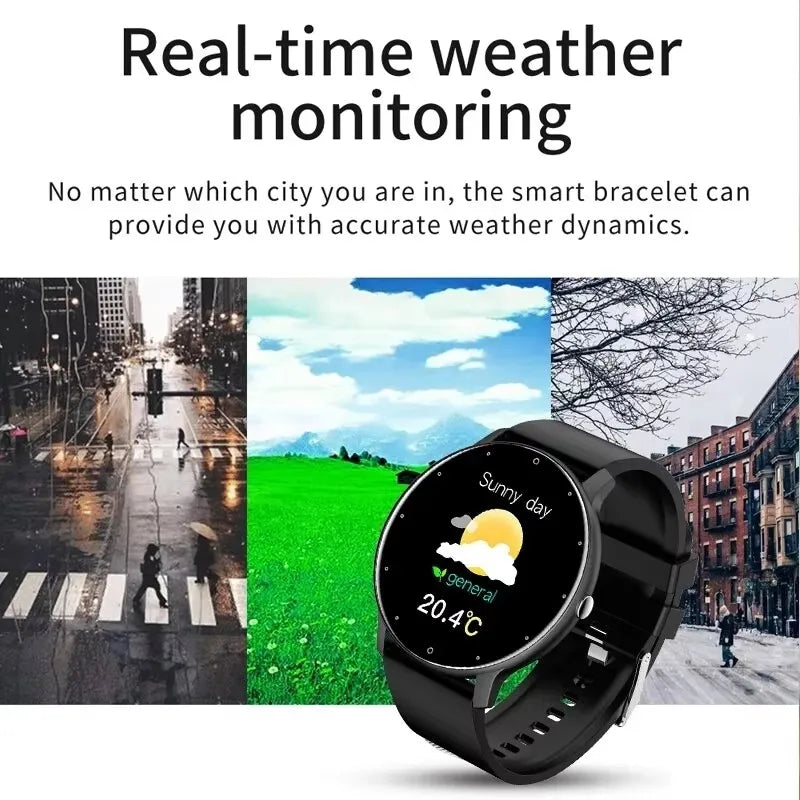 LIGE Smart Watch for Men with Touch Screen and Bluetooth Connectivity