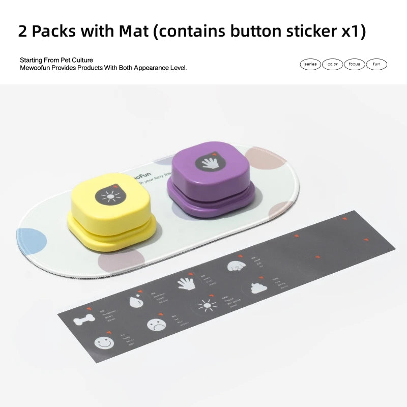 Interactive Dog Communication Buttons for Training and Fun