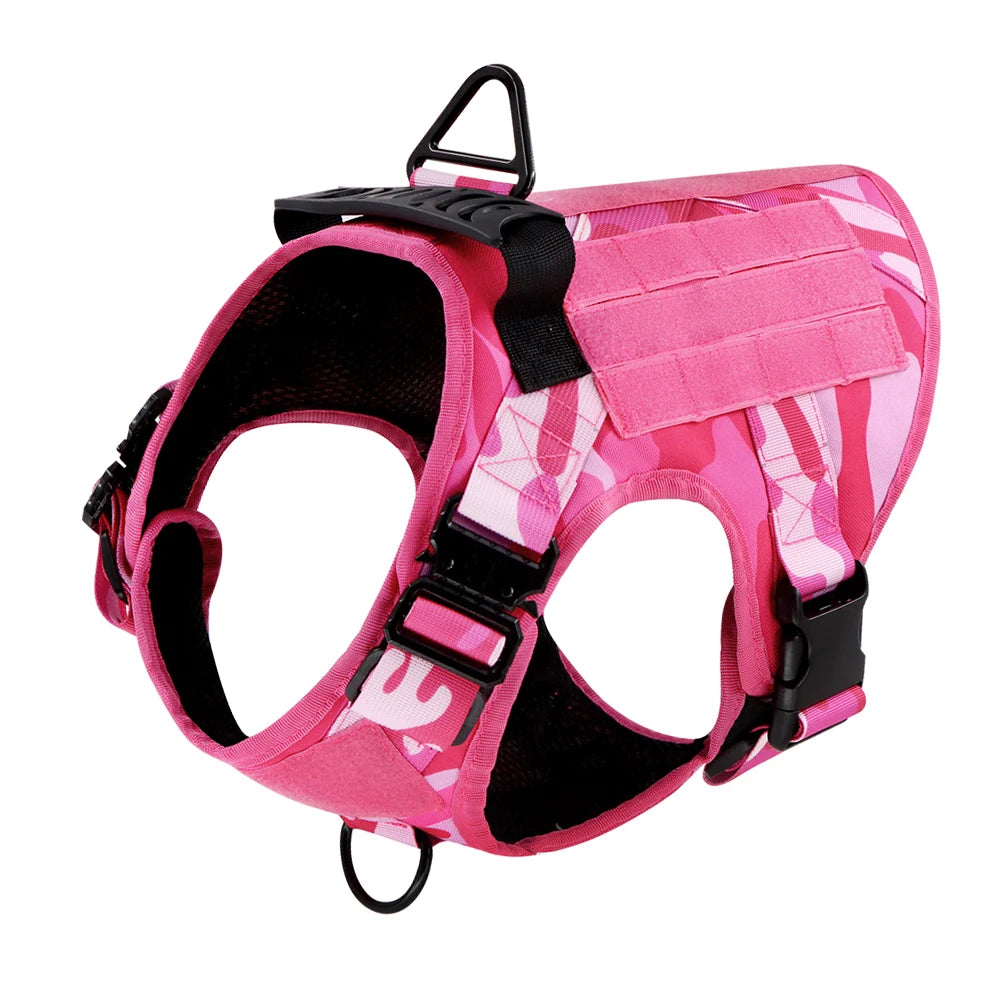 Military Camouflage Dog Harness for Tactical Training and Comfort