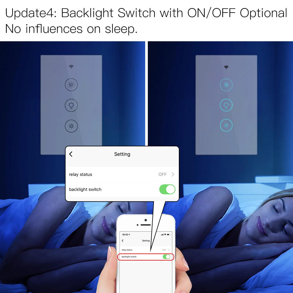 Smart WiFi Light Dimmer Switch Compatible with Alexa and Google