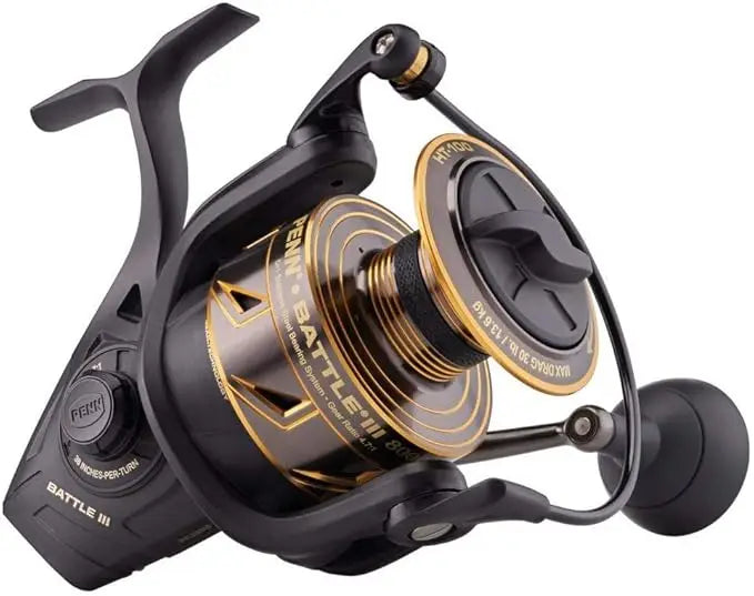 Battle III Spinning Fishing Reel for Saltwater Angling