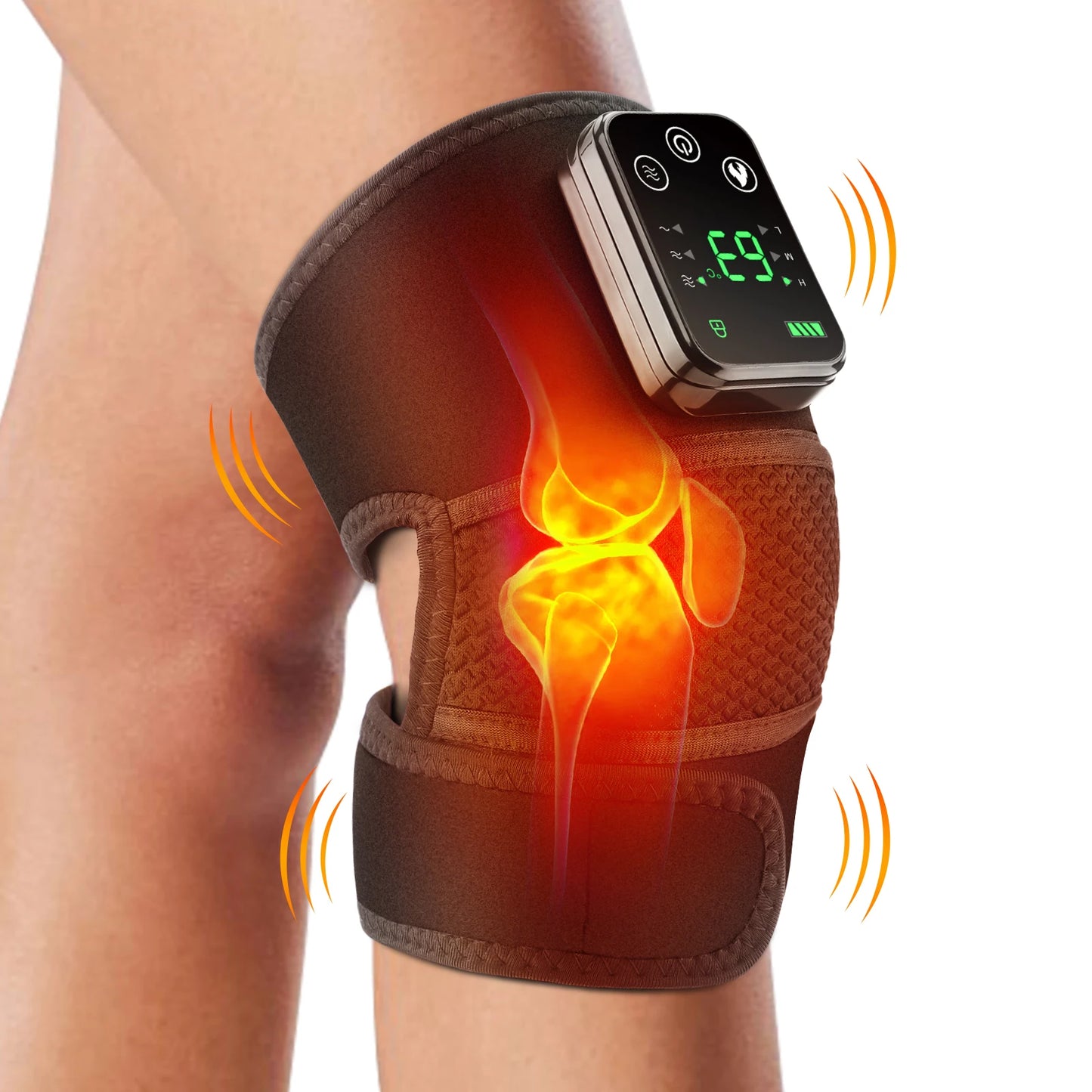 Knee Heating Massager for Joint Pain Relief and Relaxation