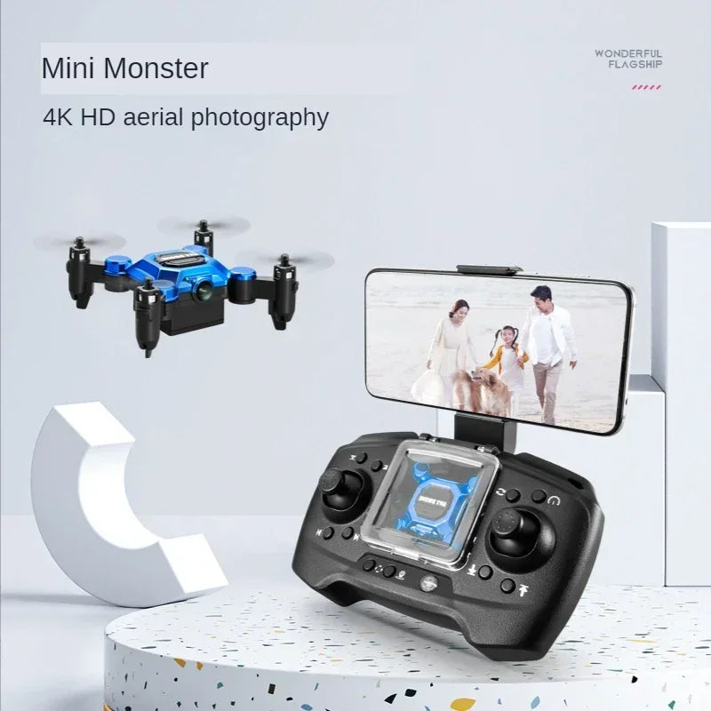 360 Degree 4K High Definition Rotating Mini Drone for Aerial Photography