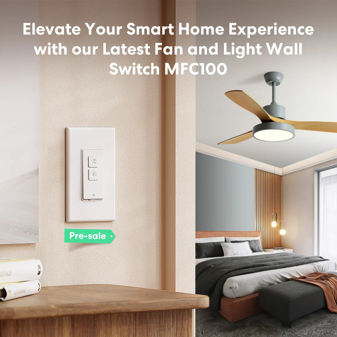 Meross Smart Ceiling Fan Light Switch Compatible With Alexa