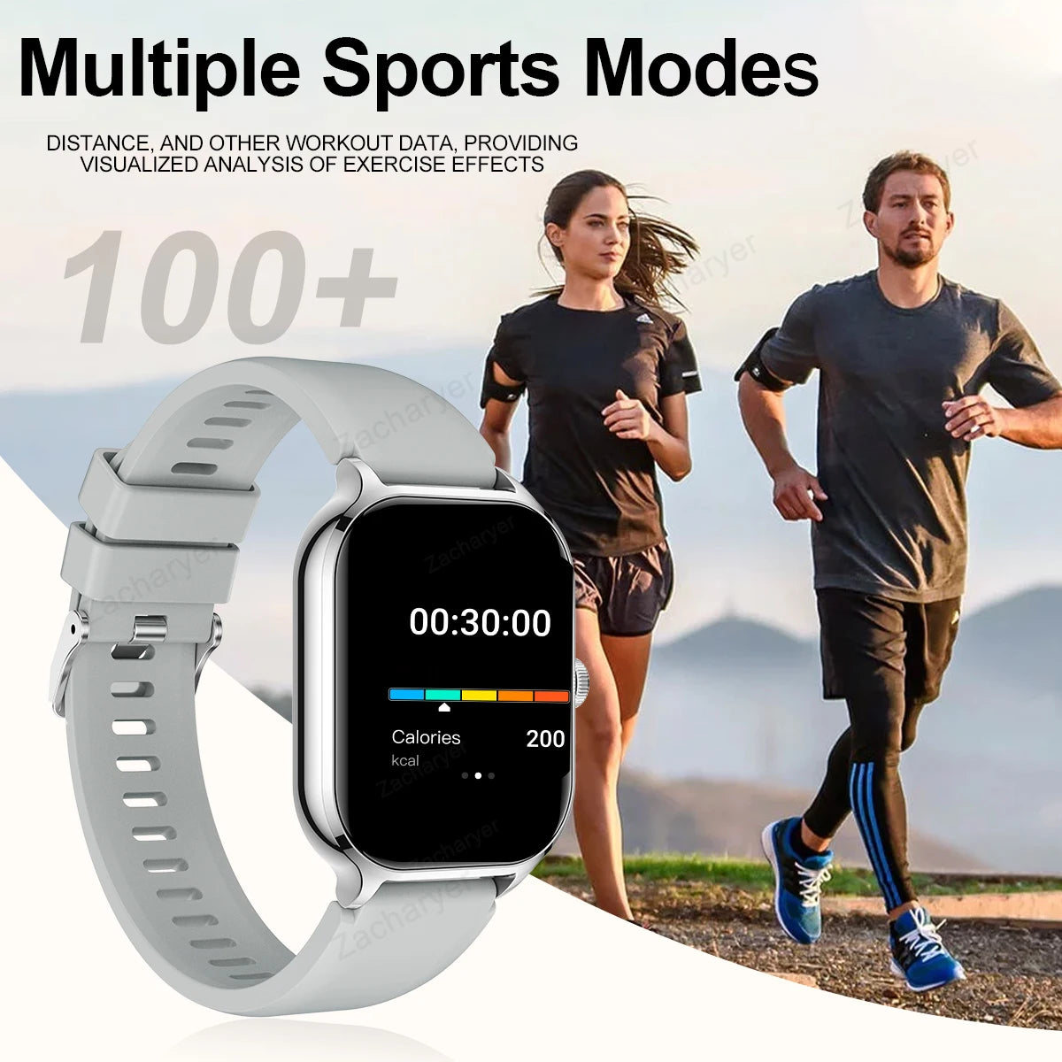 Smart Watch with Wireless Dialing and Multiple Sport Modes