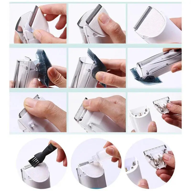 Cordless Dog Hair Clipper With Suction And Low Noise