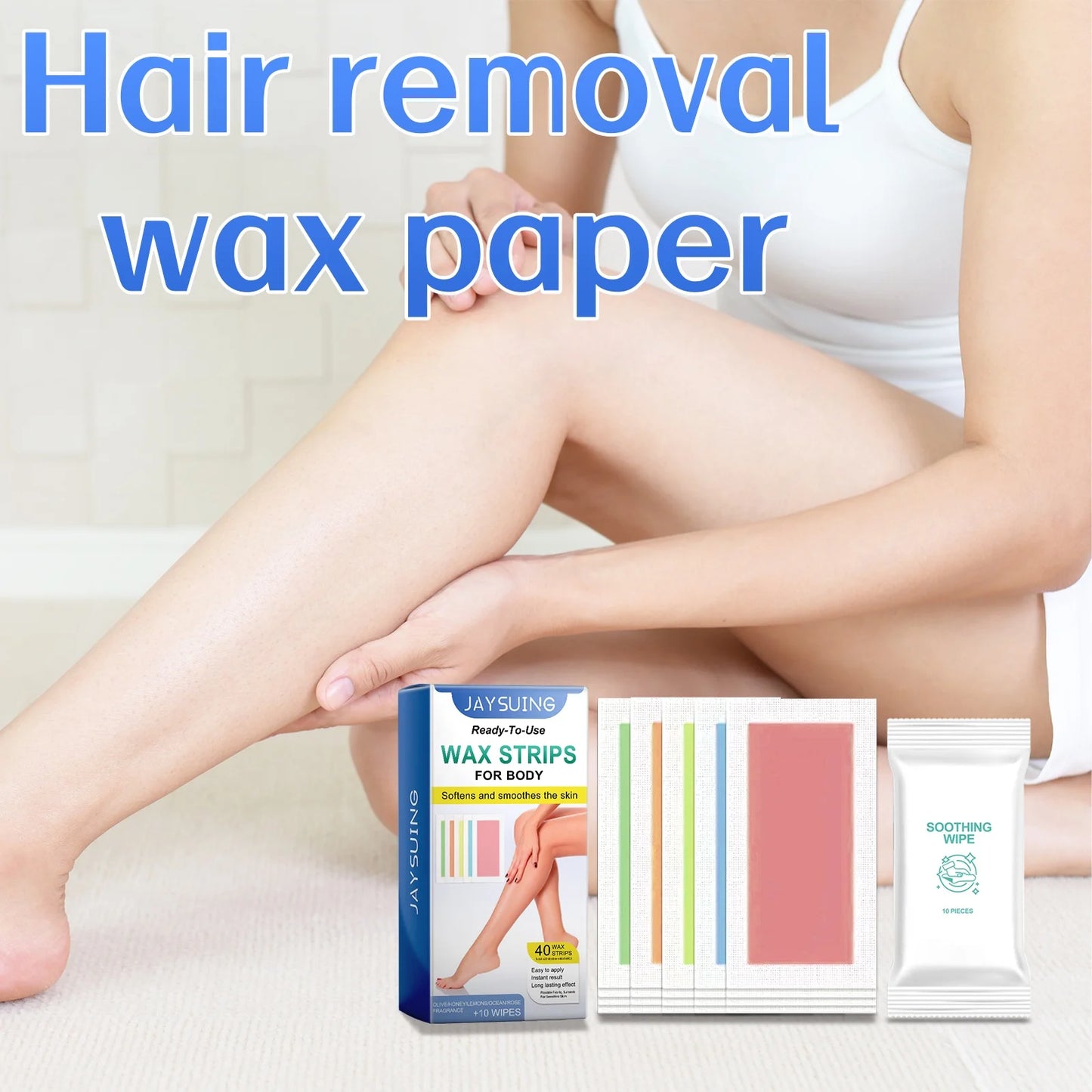 Gentle Hair Removal Wax Patches For All Body Areas Safe