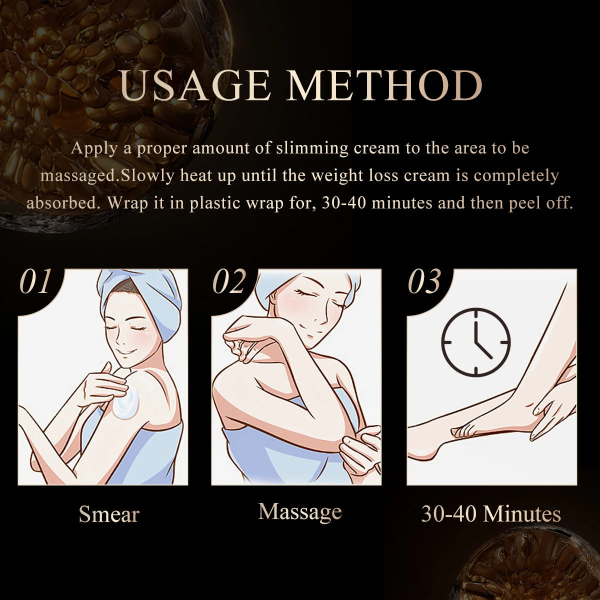 Slimming Cream for Cellulite Removal and Body Firming Care