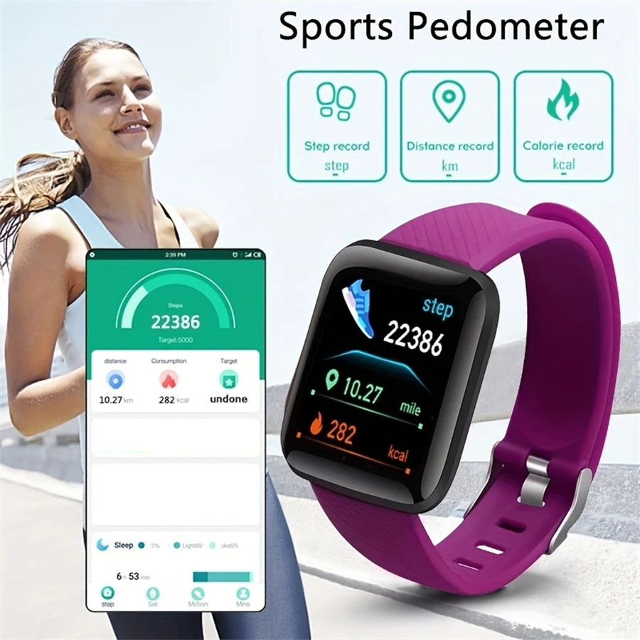 Smart Fitness Watch Heart Rate Tracker Message Alerts