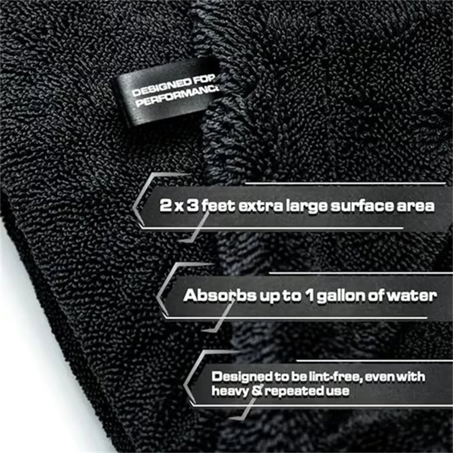 Super Absorbent Car Wash Towel For Streak Free Shine