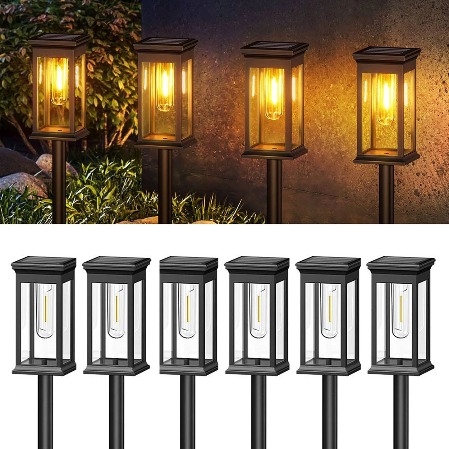 Upgraded Solar Lights for Yard and Garden Pathways