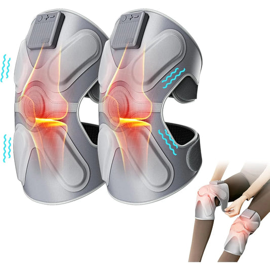 SKG Cordless Heated Knee Massager for Pain Relief and Comfort
