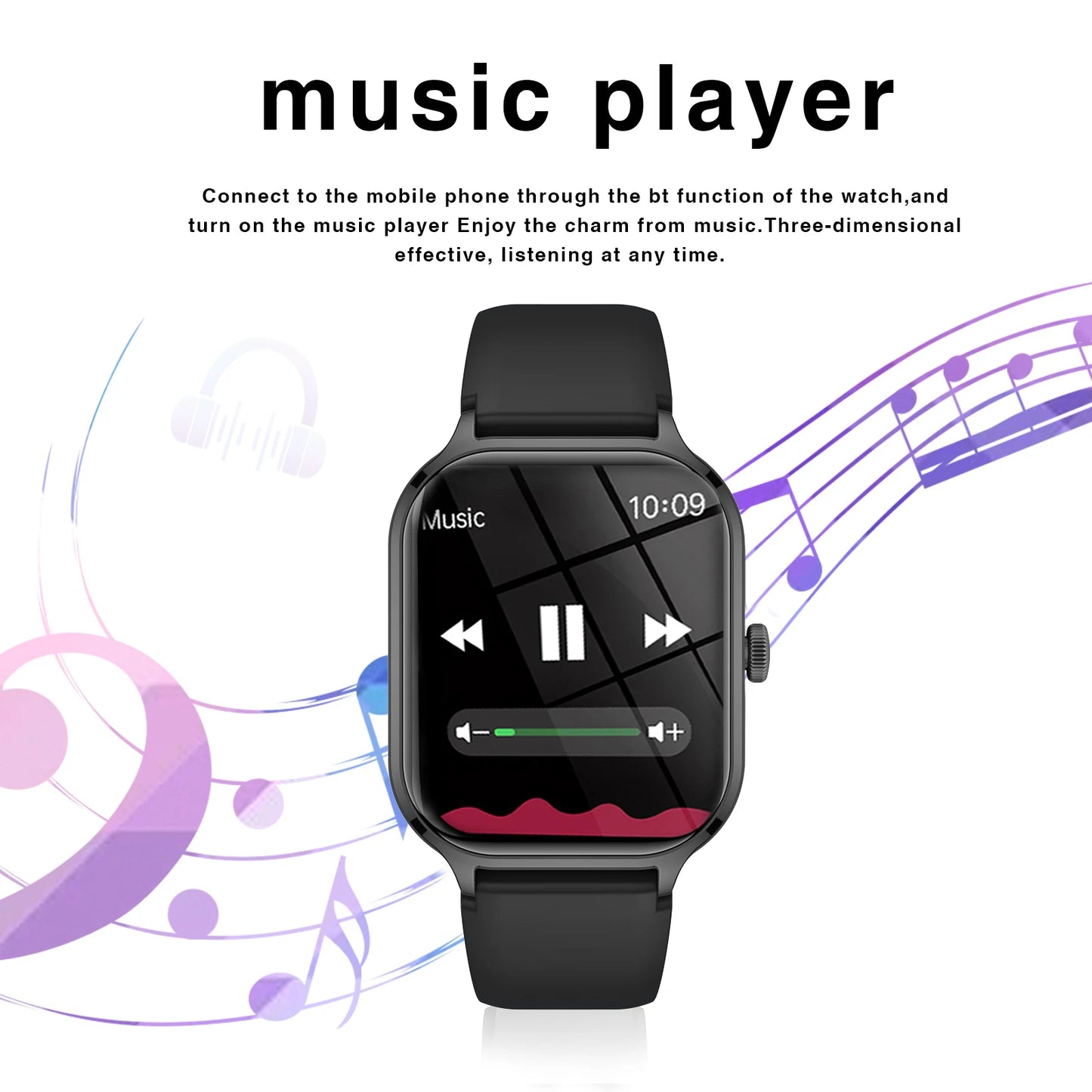 Smart Watch with Wireless Dialing and Multiple Sport Modes