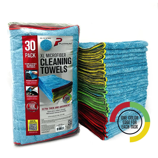 Platinum Series Multi-Purpose Microfiber Cleaning Towels 30 Pack