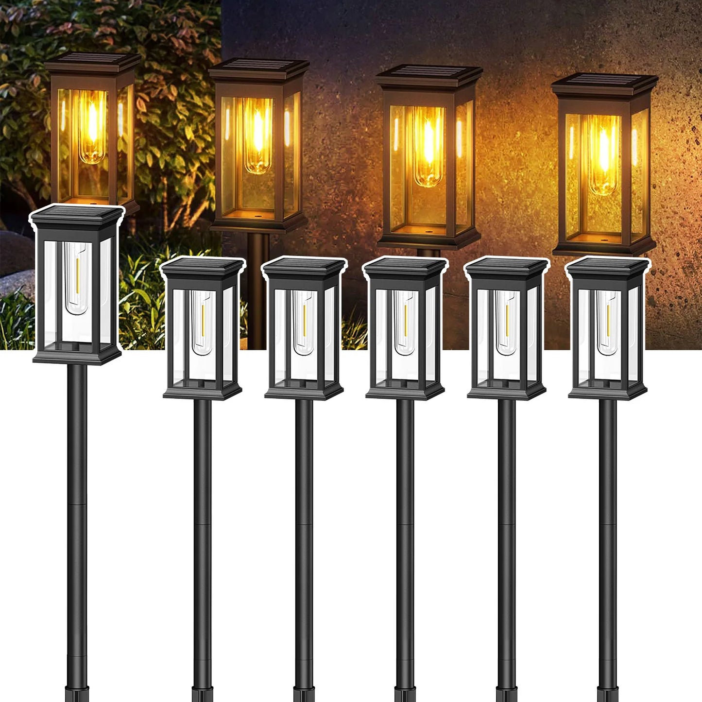 Upgraded Solar Lights for Yard and Garden Pathways