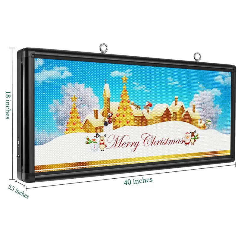Ultra Bright Outdoor LED Scrolling Message Electronic Sign Display