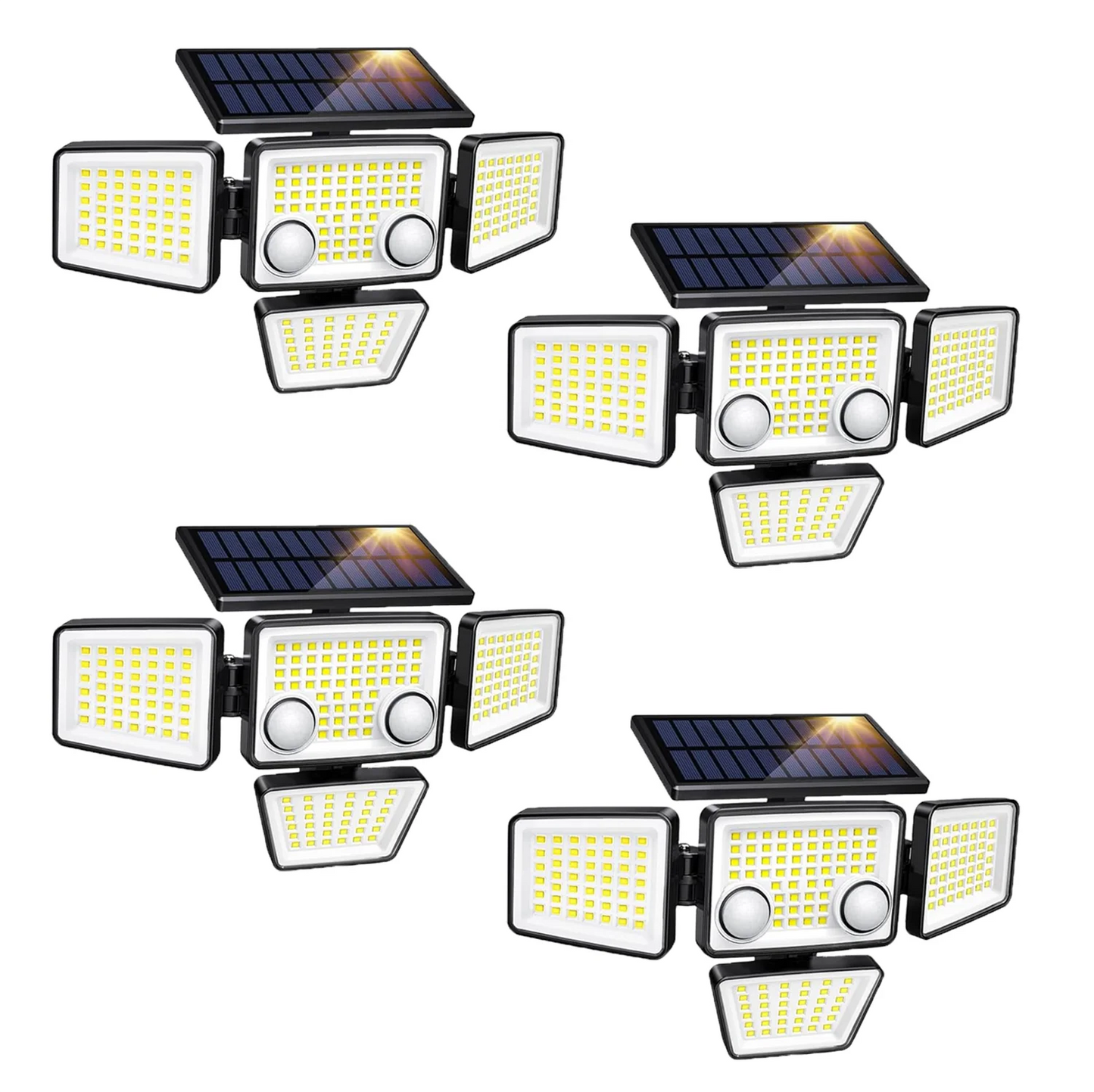 Solar Outdoor Lights - 3000LM 188 LED Motion Sensor Flood Security