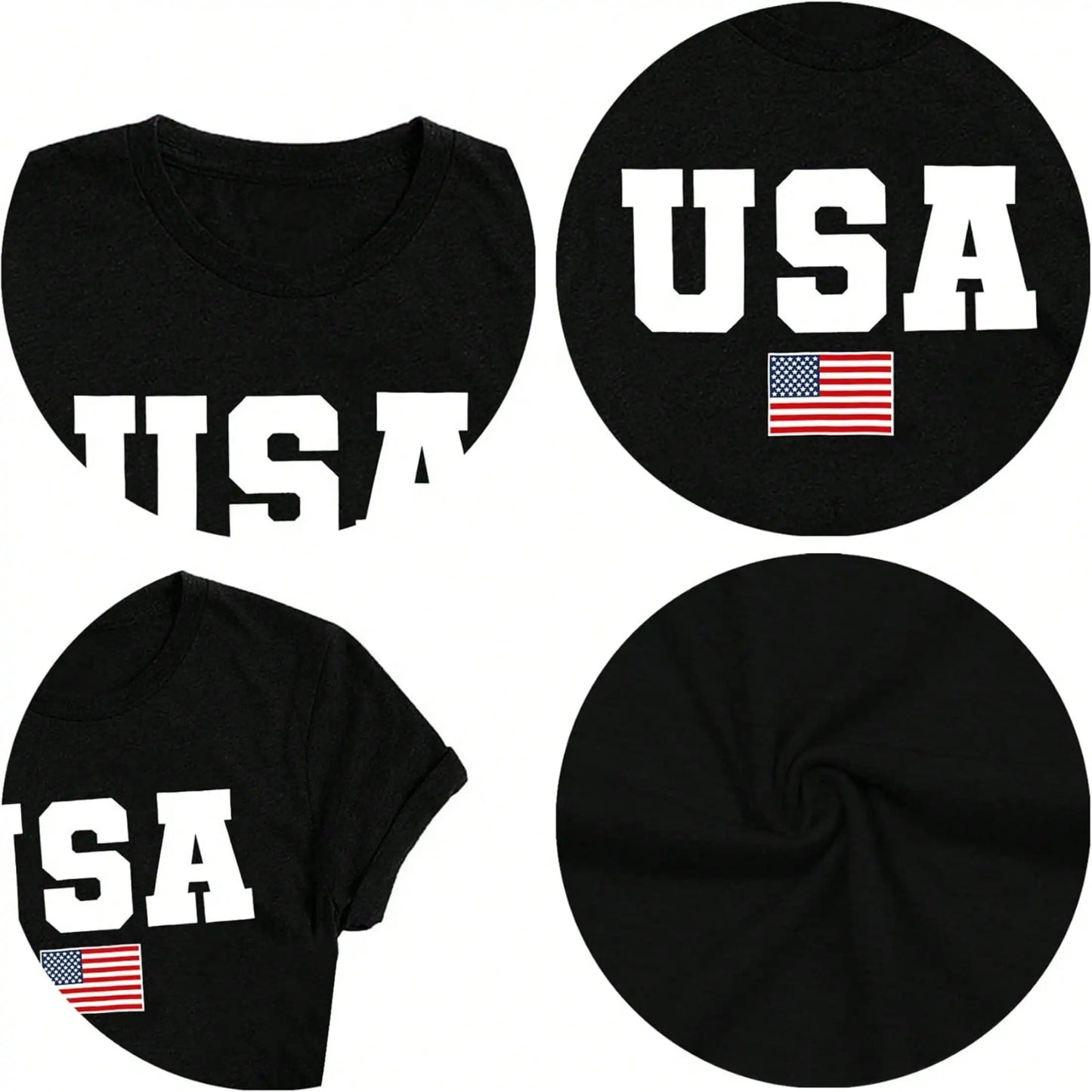 American Flag Shirts For Women 4th Of July Tops USA Print T Shirt Proud T Shirt Comfort Neck Short Casual Short Sleeve American
