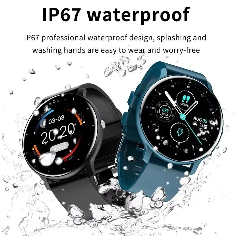 LIGE Smart Watch for Men with Touch Screen and Bluetooth Connectivity