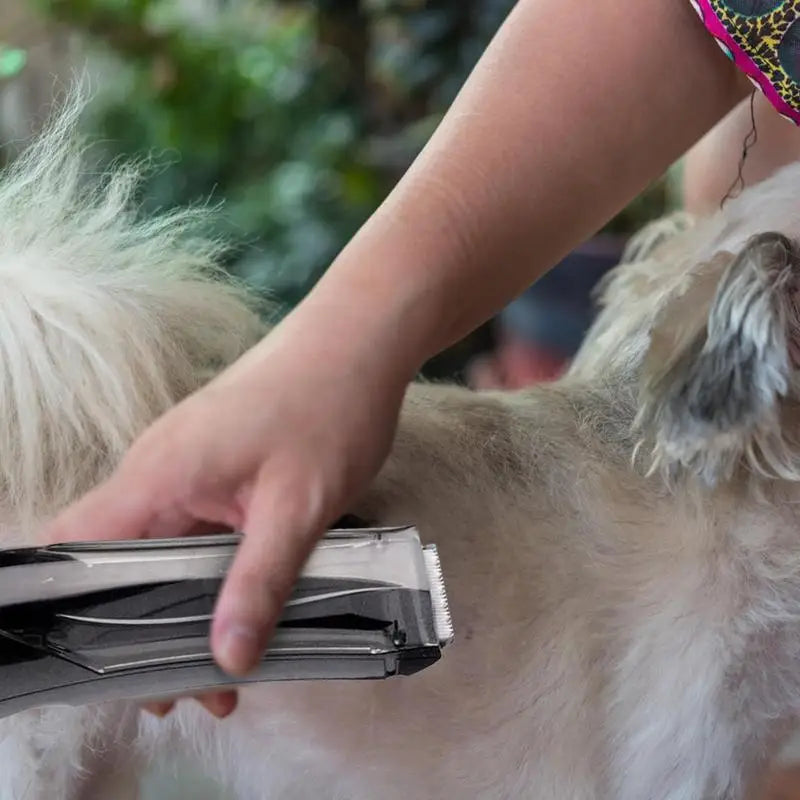 Cordless Dog Hair Clipper With Suction And Low Noise