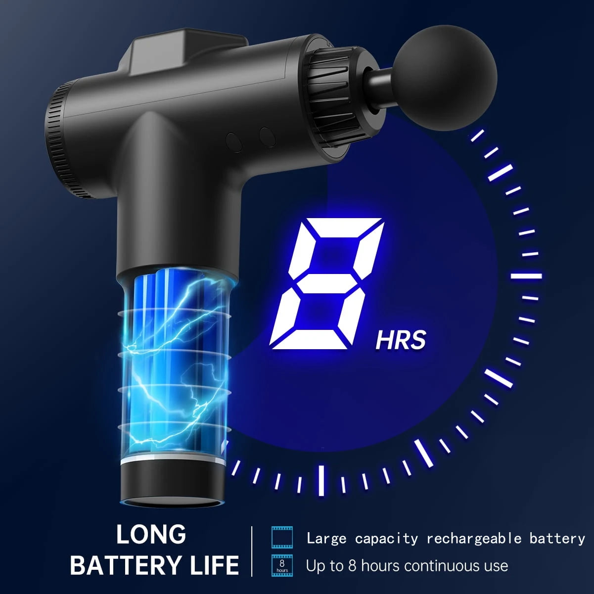 Massage Gun 99 Speed Deep Muscle Percussion Massager with Carry Case Perfect Gift for Athletes and Fitness Enthusiasts