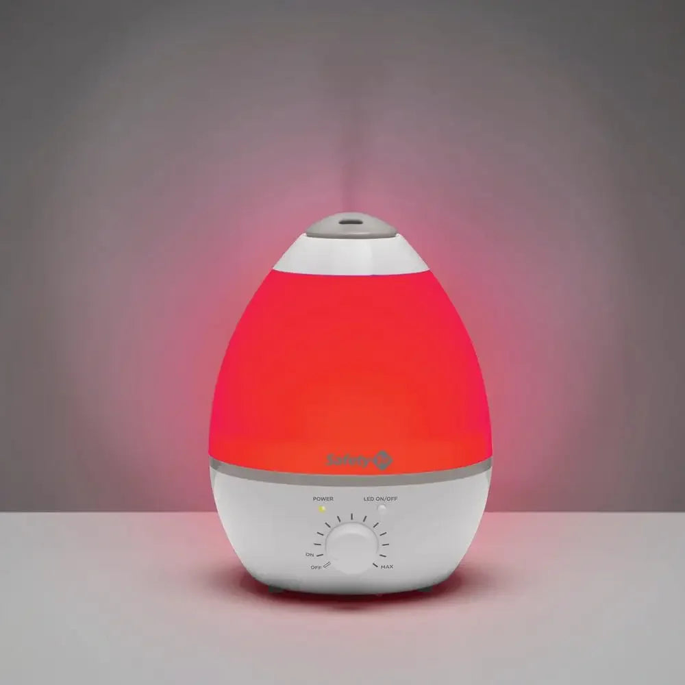 Ultrasonic Cool Mist Humidifier 3-in-1 Grey Nightlight Scent Diffuser