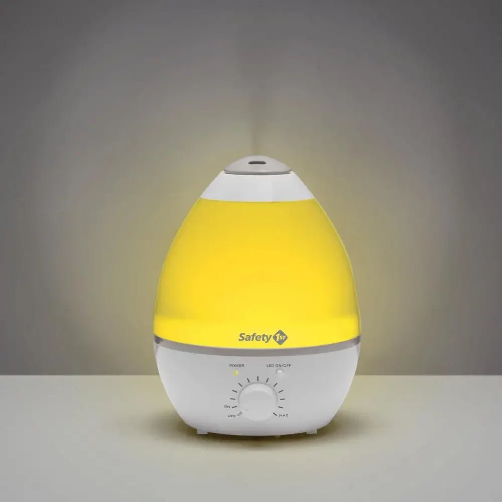Ultrasonic Cool Mist Humidifier 3-in-1 Grey Nightlight Scent Diffuser