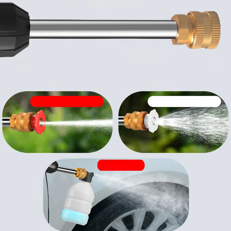 Portable Rechargeable Battery Pressure Washer for Easy Surface Cleaning