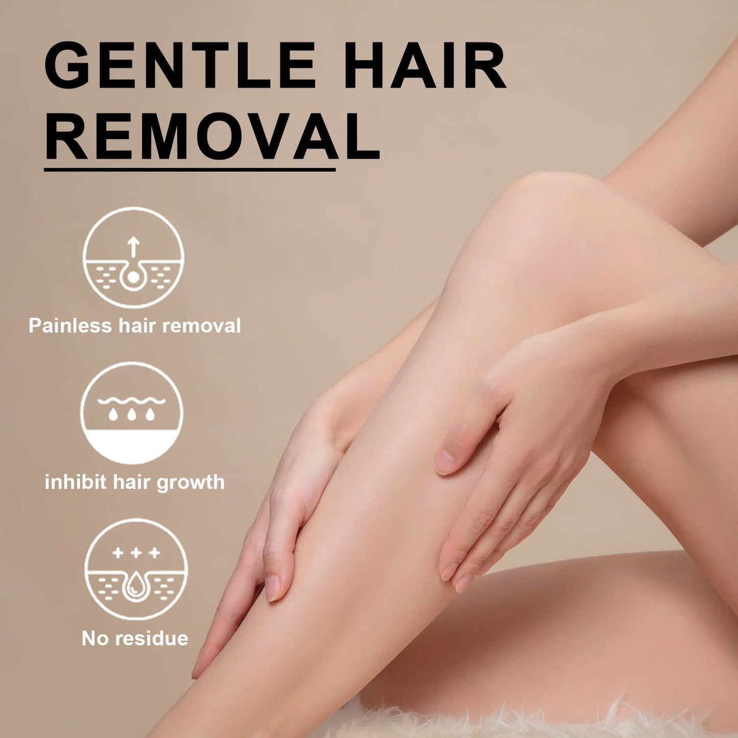 Gentle Hair Removal Wax Patches For All Body Areas Safe