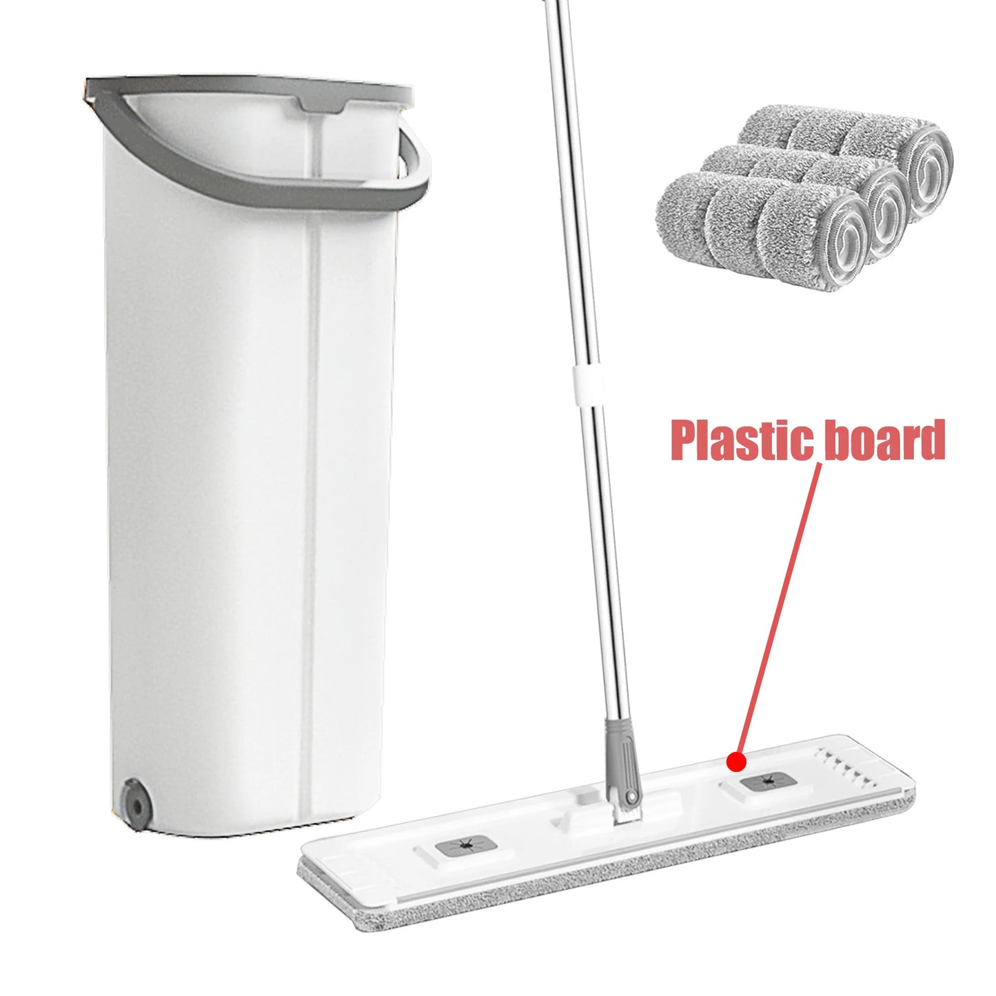 Easy Clean Floor Washing Mop with Separate Water Bucket