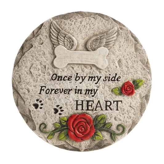 Pet Memorial Stone for Beloved Dog or Cat Remembrance