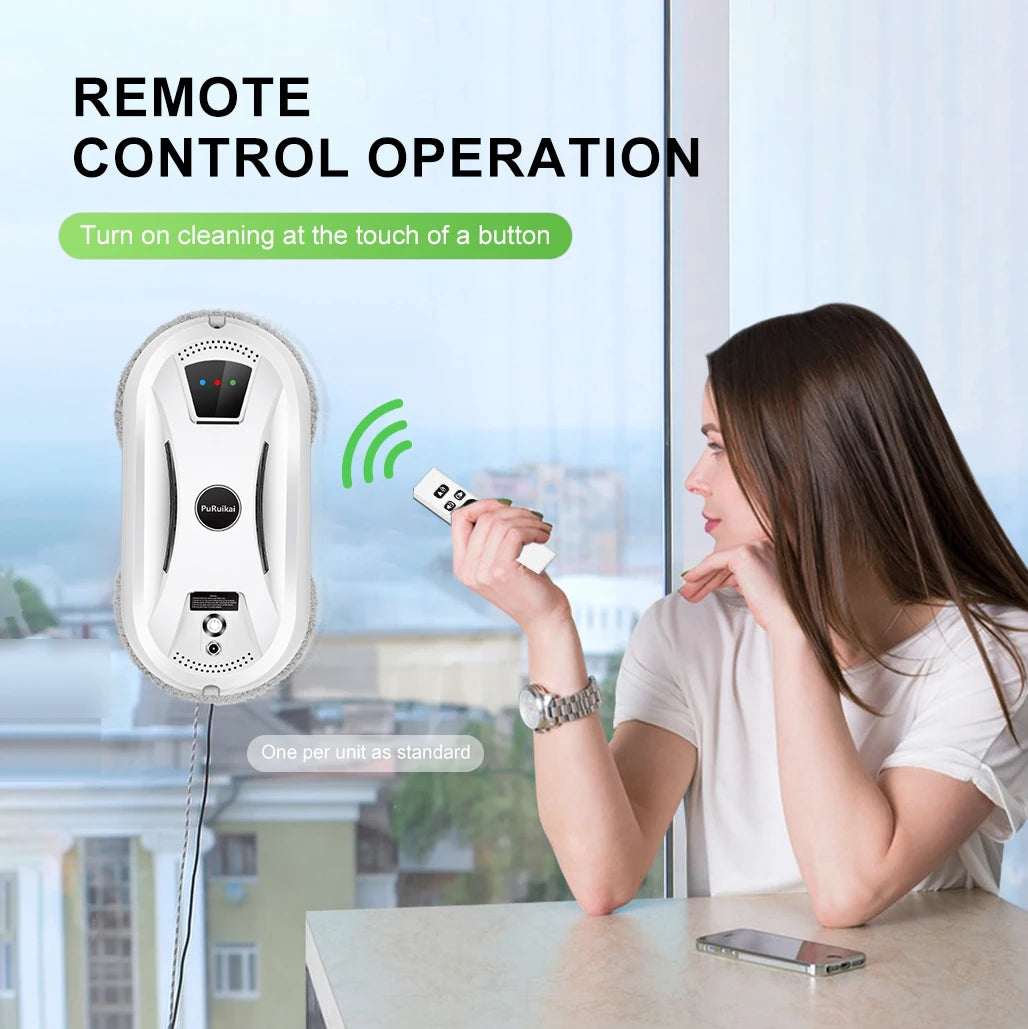PuRuiKai Ultra Thin Robot Vacuum and Window Cleaning Solution