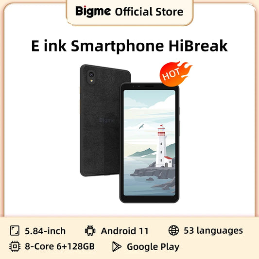 Bigme Hibreak E Ink Smartphone and Ebook Reader with Android Support