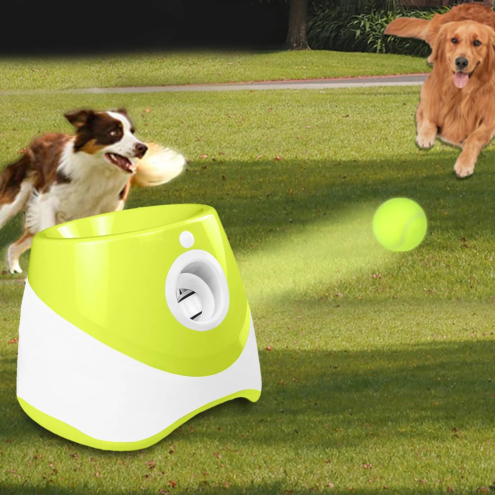 Automatic Dog Ball Launcher Interactive Fetch Easy Toy