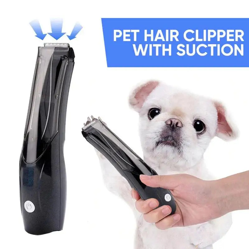 Cordless Dog Hair Clipper With Suction And Low Noise