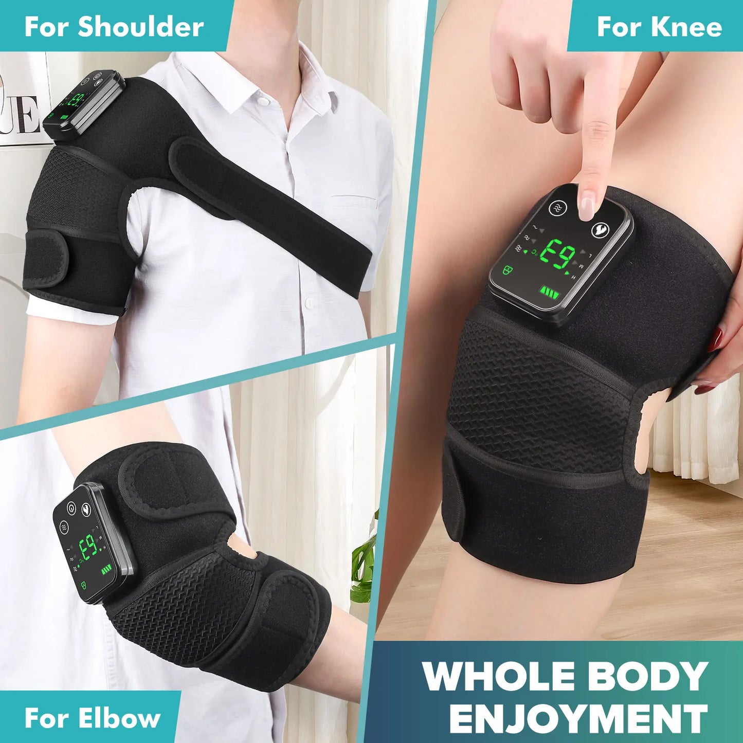Knee Heating Massager for Joint Pain Relief and Relaxation