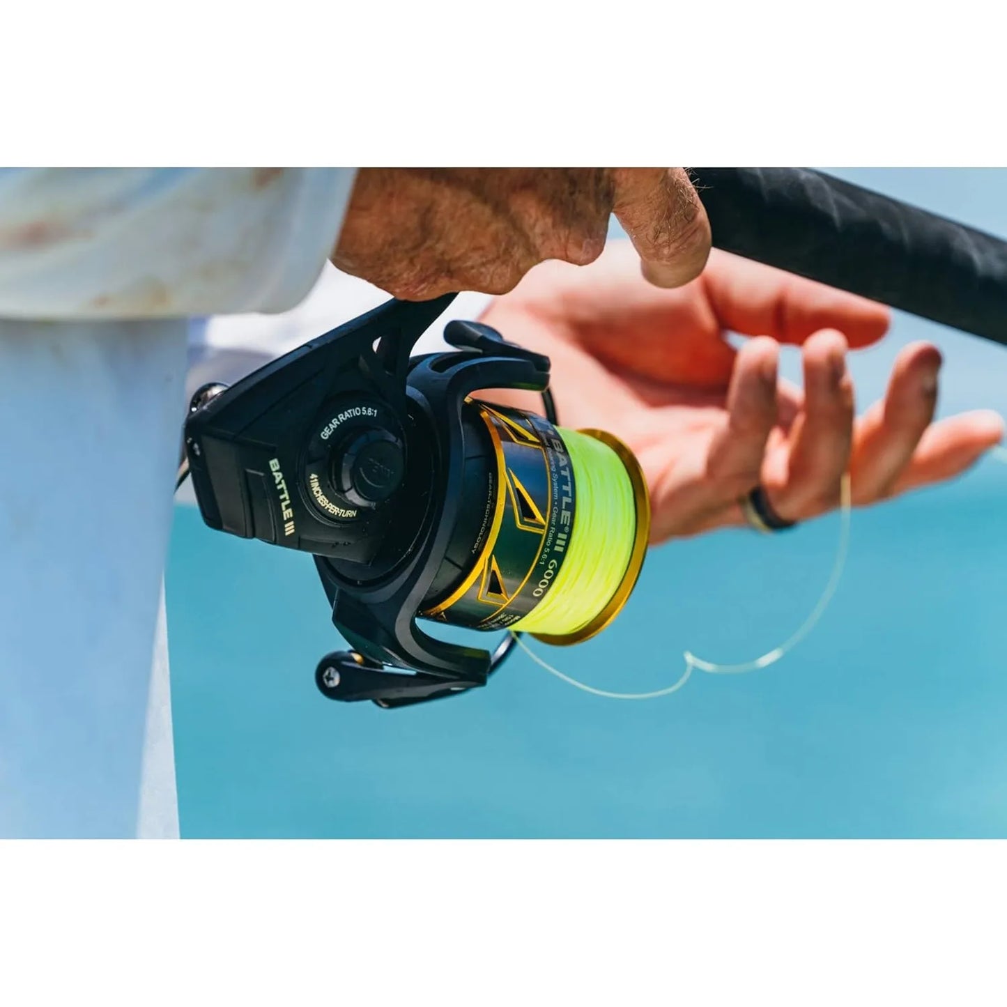 Battle III Spinning Fishing Reel for Saltwater Angling